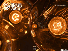 Tablet Screenshot of blownawayglassstudio.com